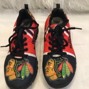 Kids Red and Black Sports Shoes